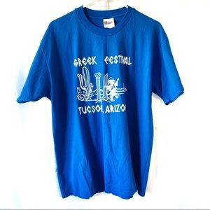 Vintage t-shirt Greek festival Large